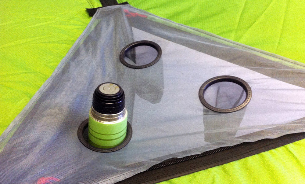 tent drinks holder with flask (4360191475785)