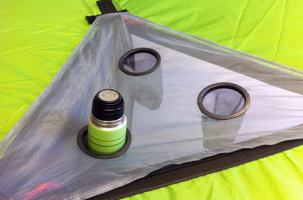 tent drinks holder with flask (4360191475785)