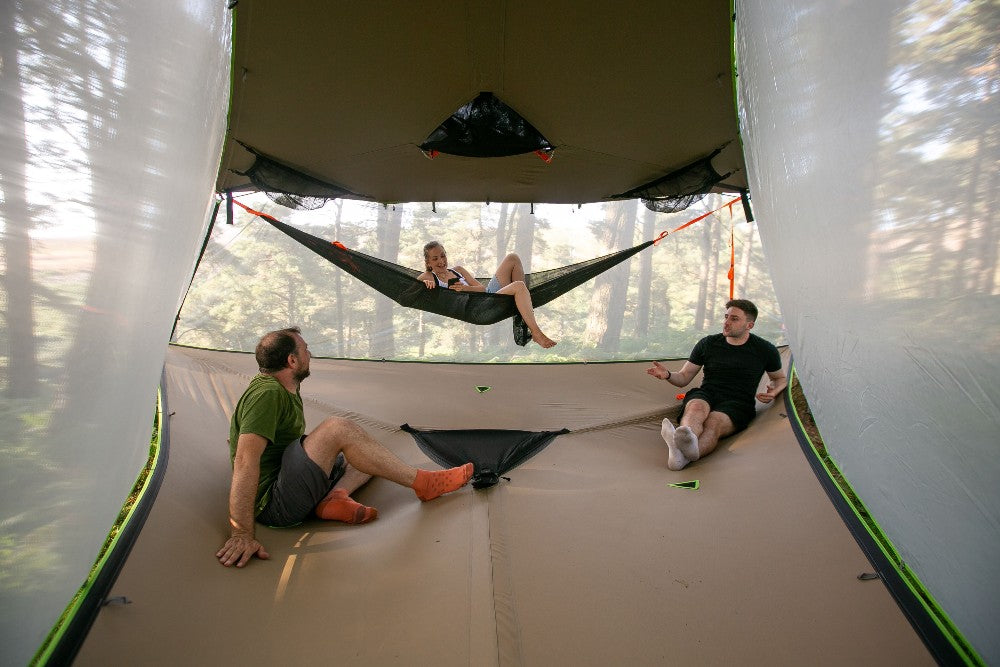 Inside a giant hammock (6793570680905)