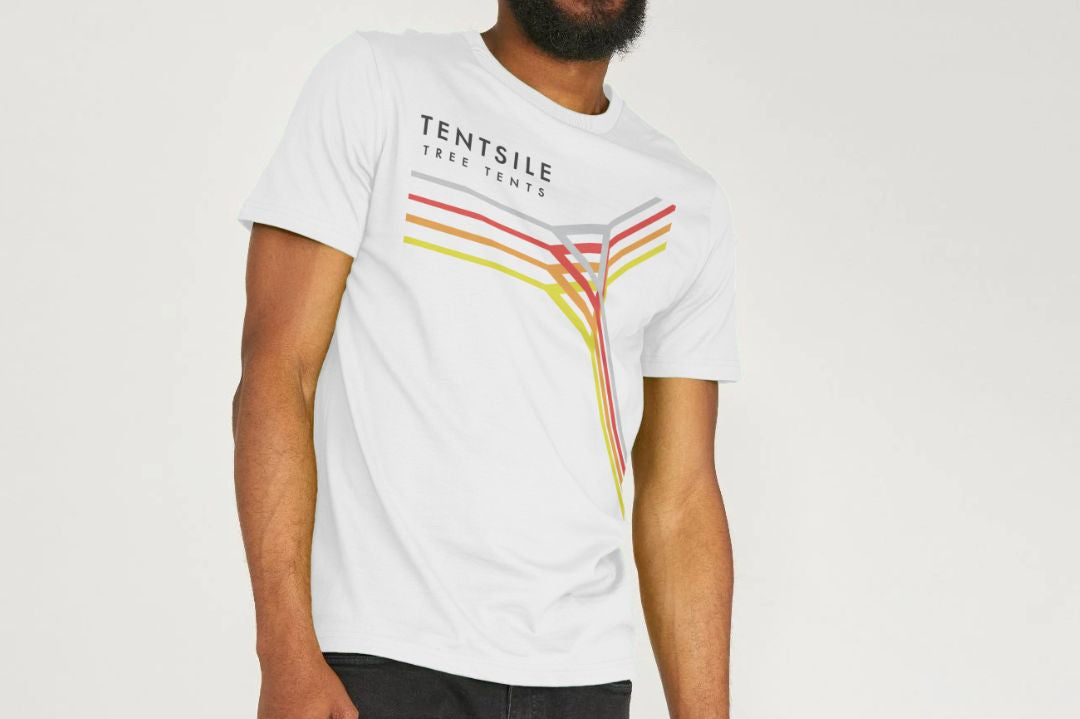 Tentsile Retro Men's T Shirt White (4572364603465)