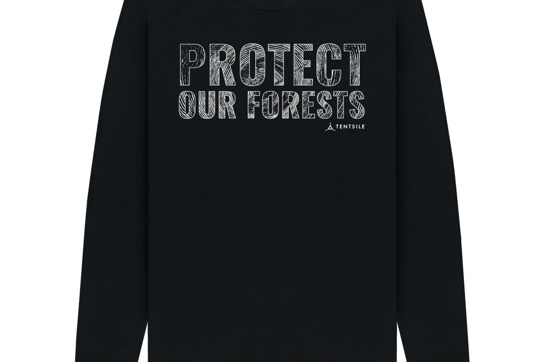 tentsile Protect Our Forests Crew Neck Sweater black (6585778765897)