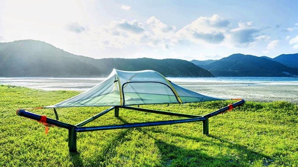 How To Hang a Hammock or Tree Tent Without Any Trees