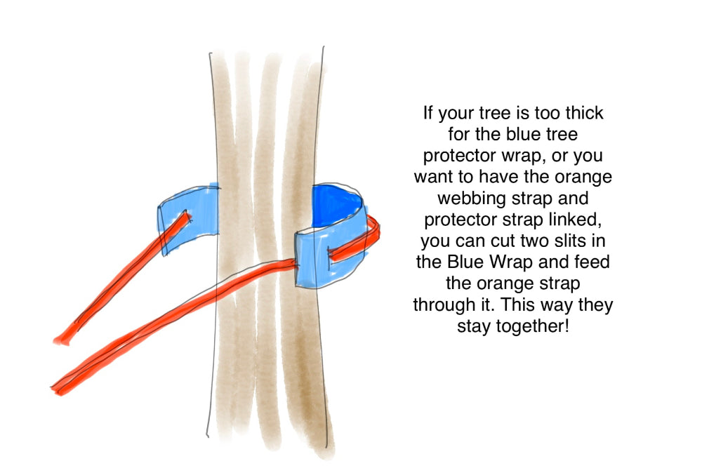 専門店では Tree Protector Tentsile Wraps| テント・タープ