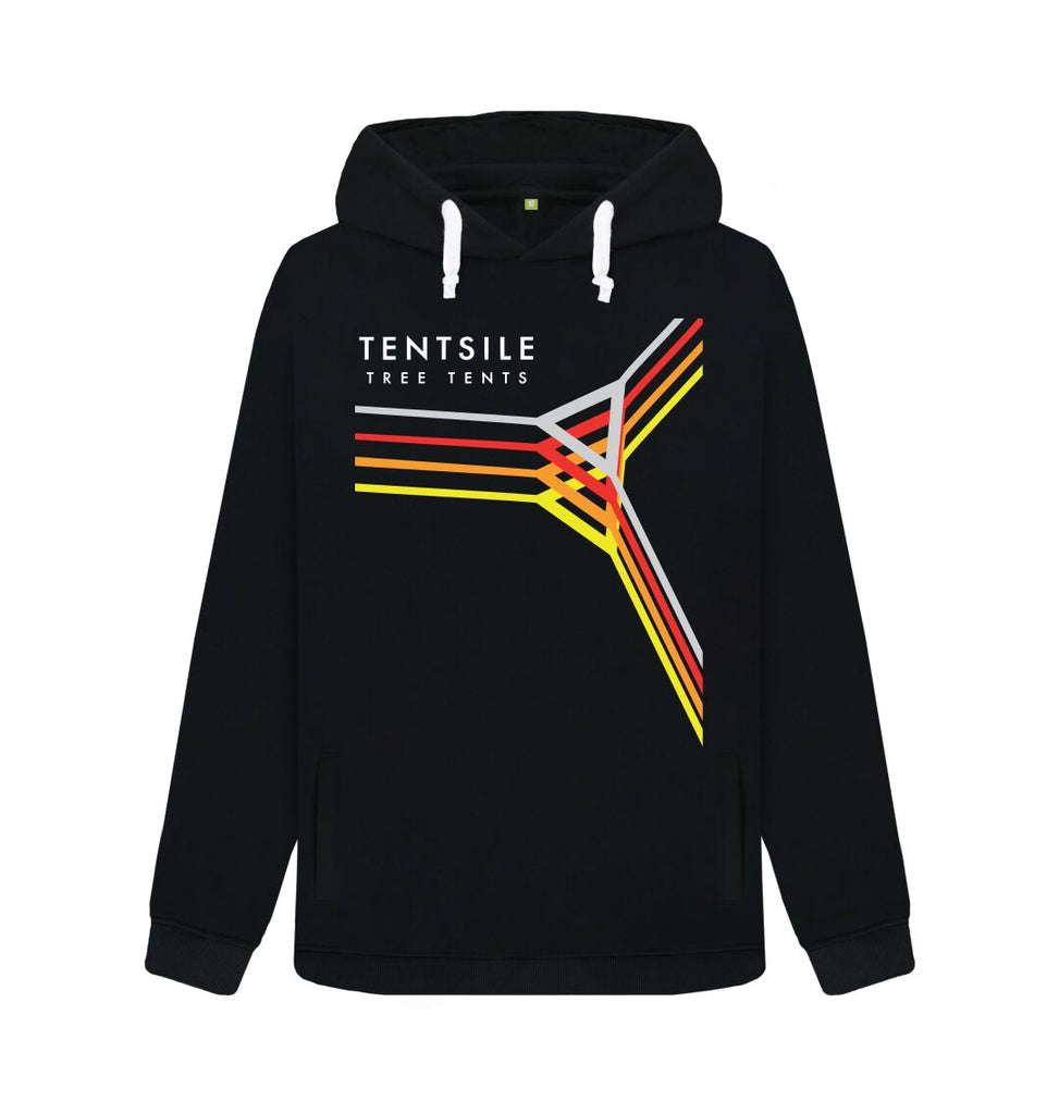 Black Tentsile Retro Hoodie Female (4575899779145)