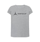Athletic Grey Tentsile Crew Neck Logo Tee - Female (6613439873097)