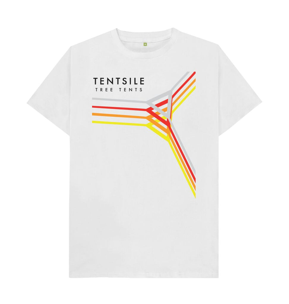 White Tentsile Retro T Shirt White Male (4572364603465)