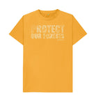 Mustard Protect Our Forests T Shirt - Male (6585774014537)