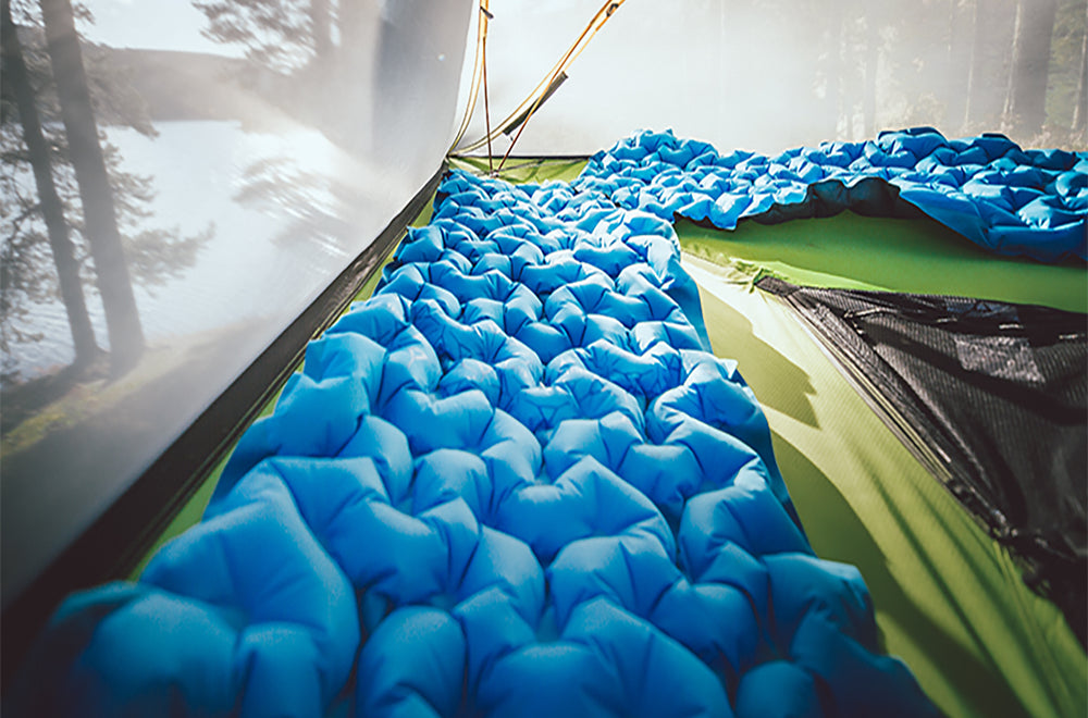 sky-pads in tree tent (6228530372)