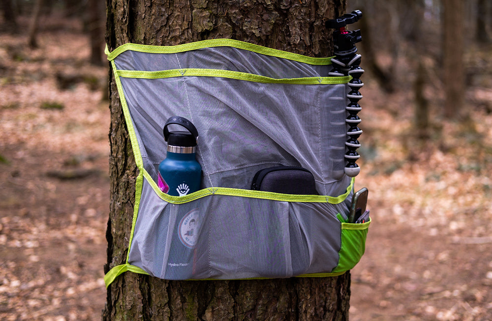 camping tree pouch holding gear (6650680279113)