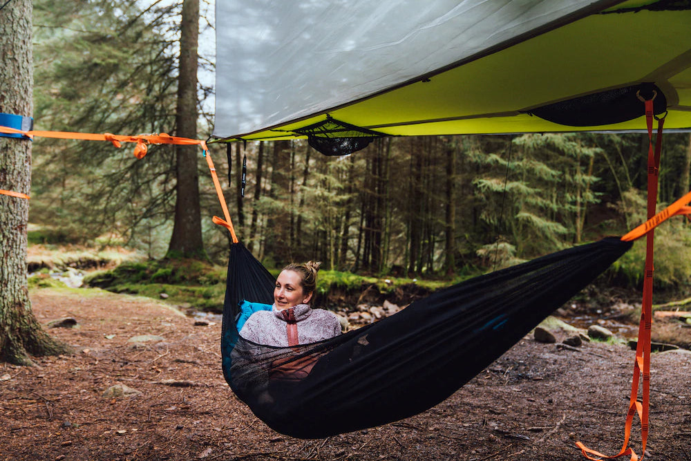 Solo 1-Person Mesh Hammock  Perfect for Backpacking Adventures