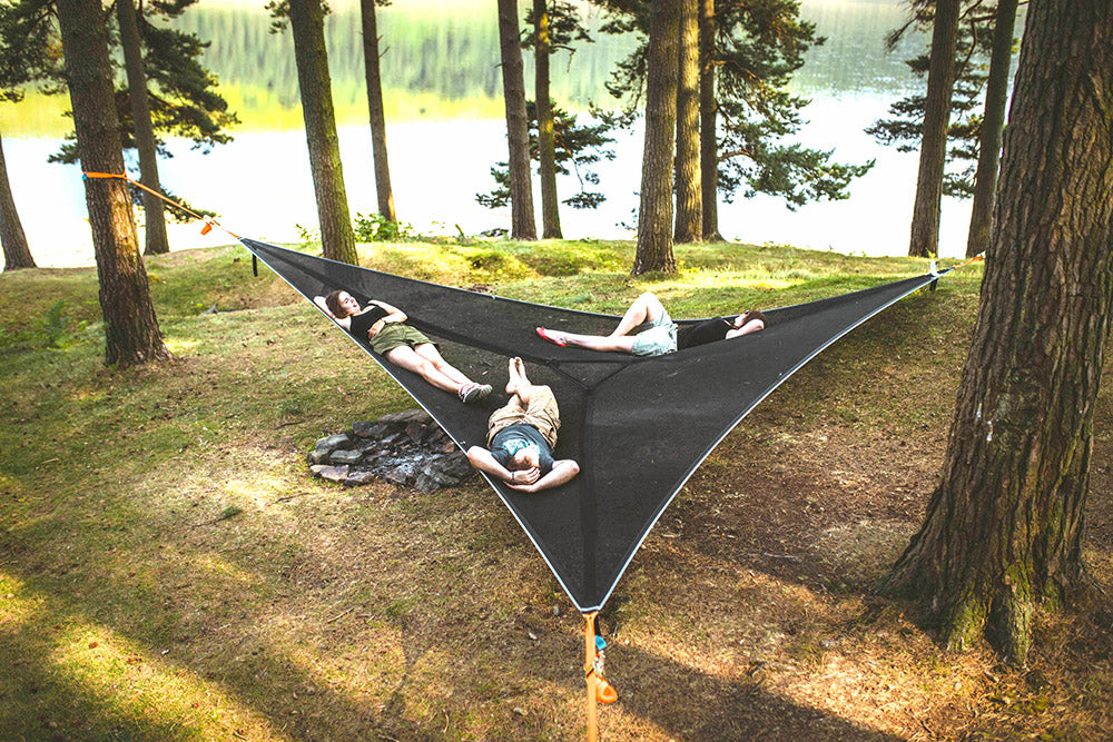 men and women laid in mesh camping hammock (4373048033353)