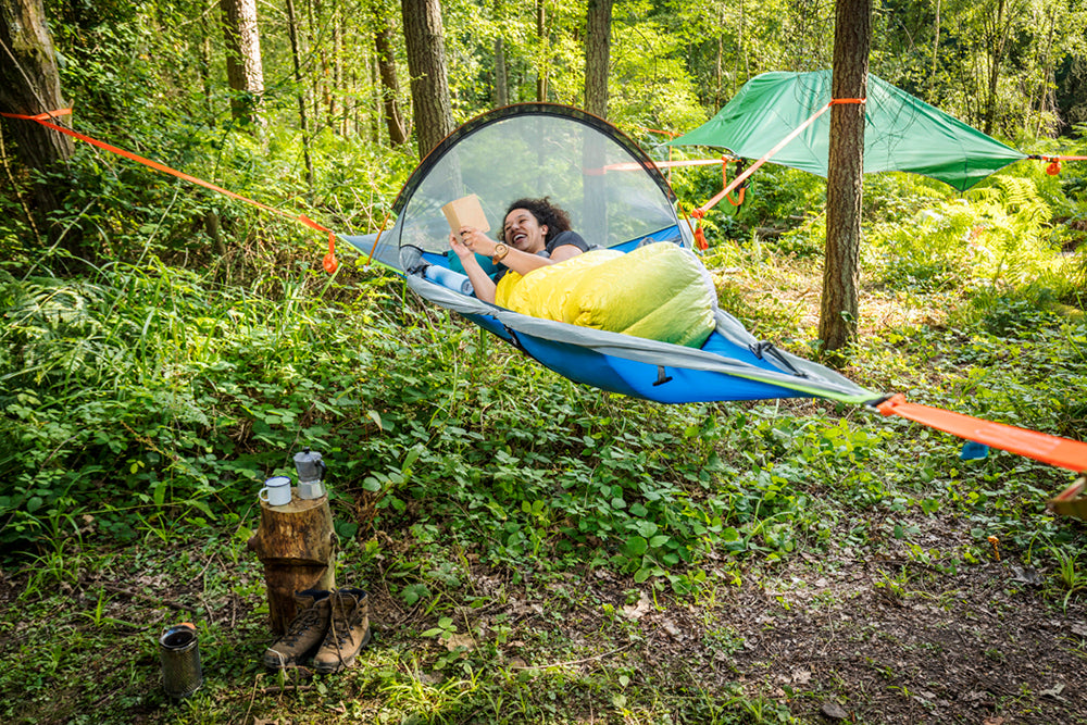 woman laid in tree tent (4354991390793)