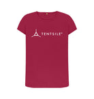 Cherry Tentsile Crew Neck Logo Tee Dark - Female (6613443346505)