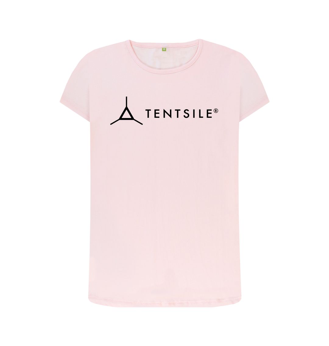 Pink Tentsile Crew Neck Logo Tee - Female (6613439873097)
