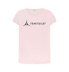 Pink Tentsile Crew Neck Logo Tee - Female (6613439873097)