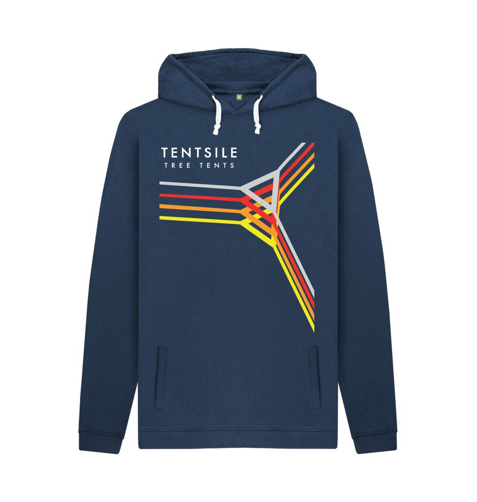 Navy Tentsile Retro Hoodie Male (4575899222089)