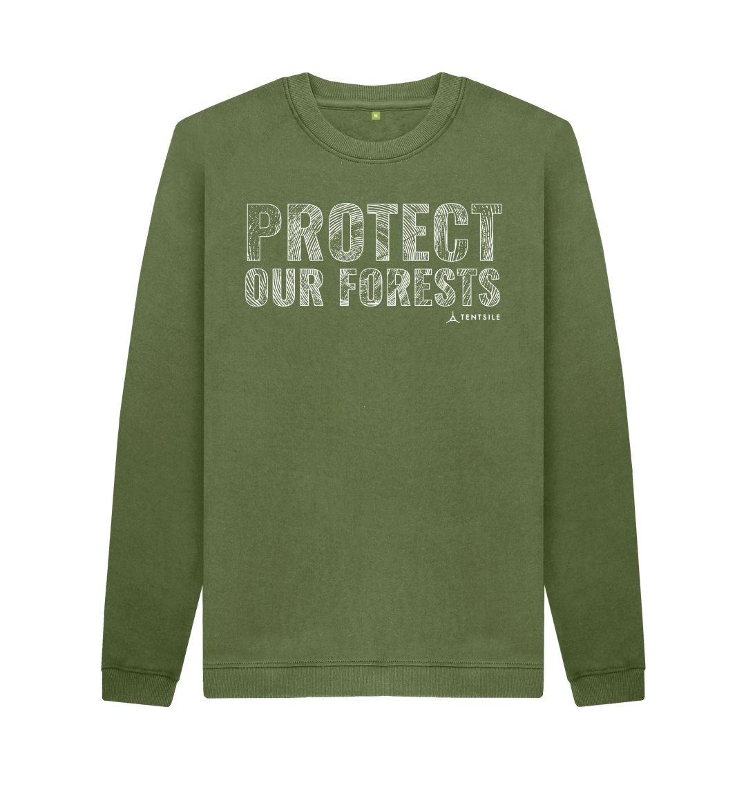 tentsile Protect Our Forests Crew Neck Sweater green (6585778765897)