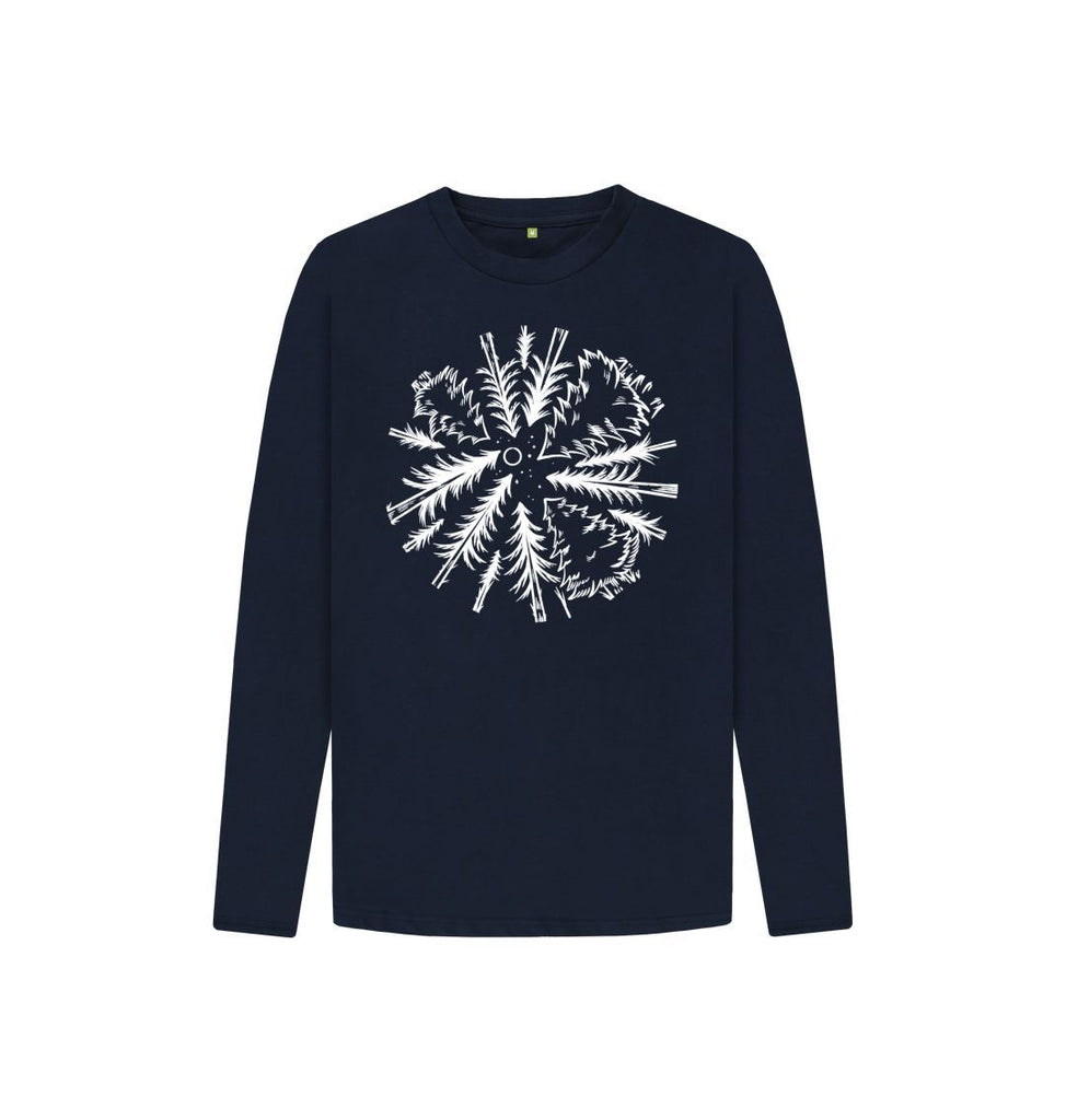 Navy Blue Kids Unisex \"Tree View\" Tee (6836039516233)