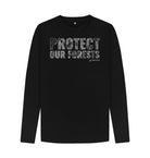 Black Protect Our Forests Long Sleeve Tee - Male (6585785581641)
