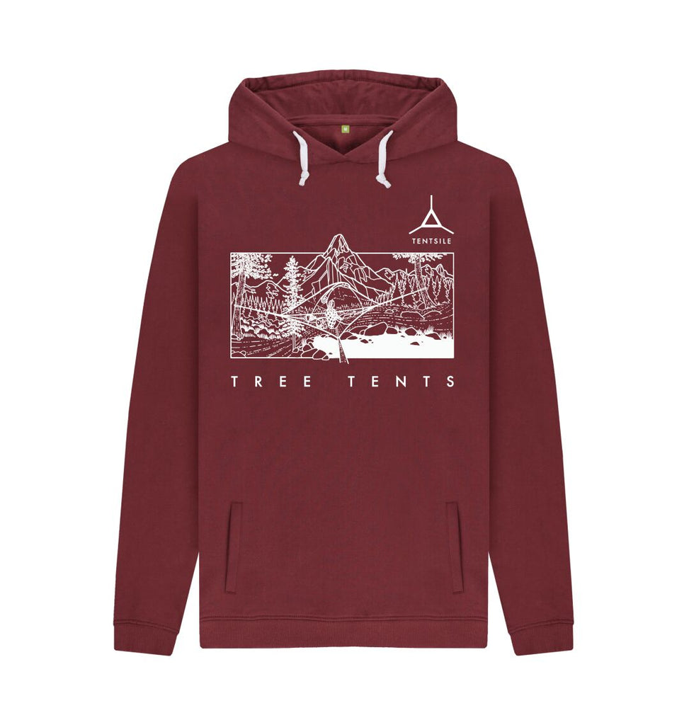 Red Wine Tentsile Mountain Hoodie Male (4575568265289)
