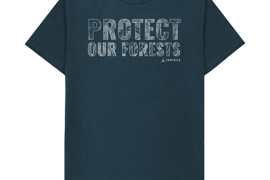 Denim Blue Protect Our Forests T Shirt - Male (6585774014537)