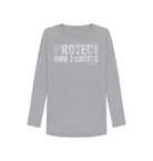 Athletic Grey Protect Our Forests Long Sleeve Tee - Female (6585789153353)