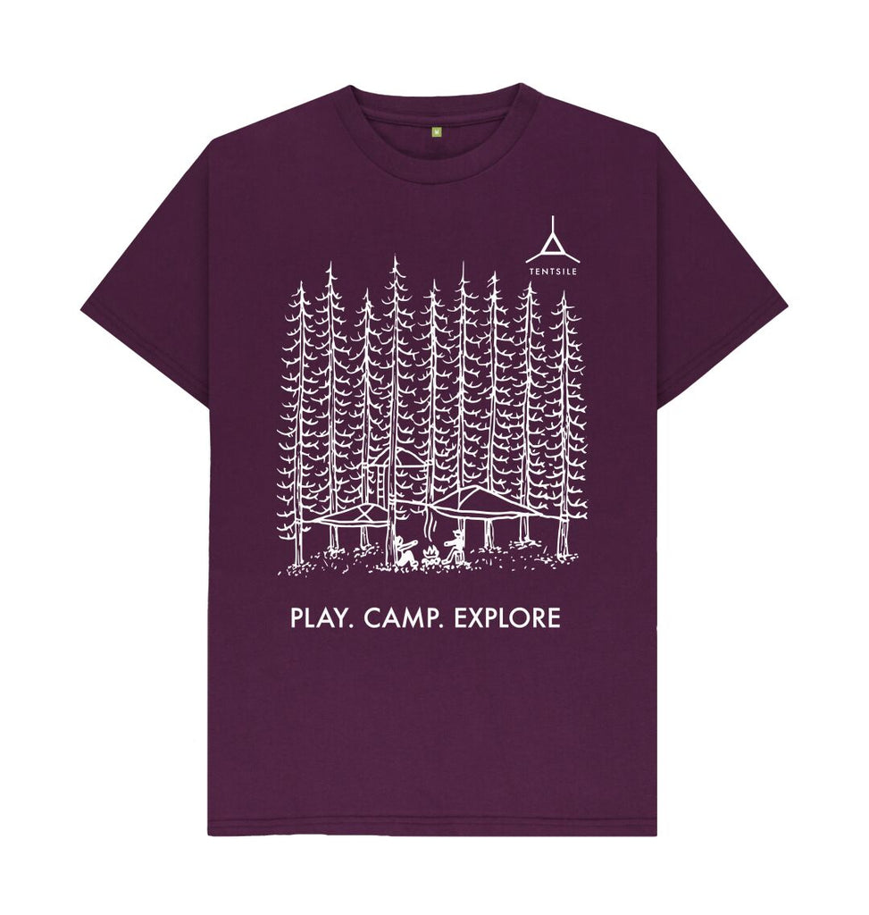 Purple Tentsile Tree T Shirt Male (4575991595081)