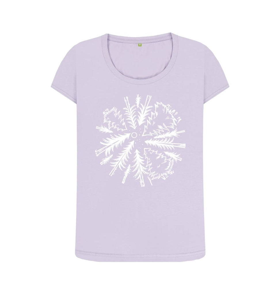 Violet Tentsile Tree View Women's Tee Shirt (6624214384713)