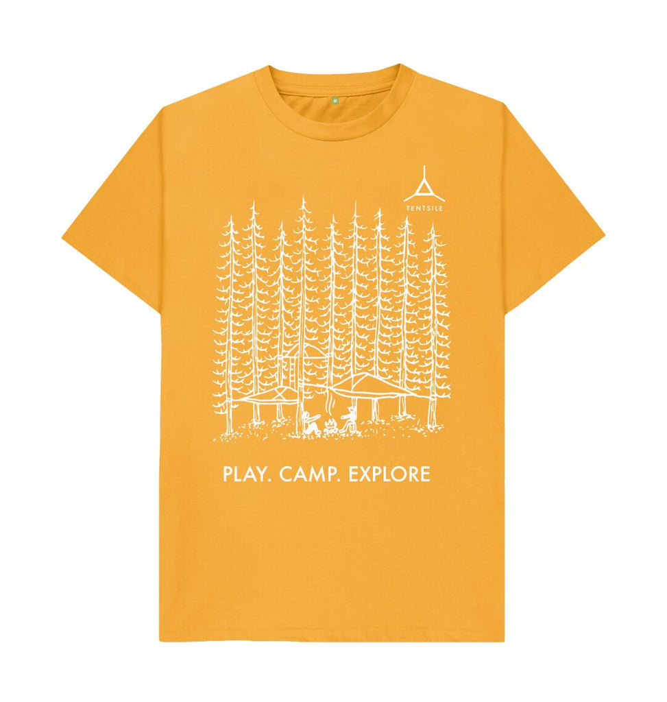 Mustard Tentsile Tree T Shirt Male (4575991595081)